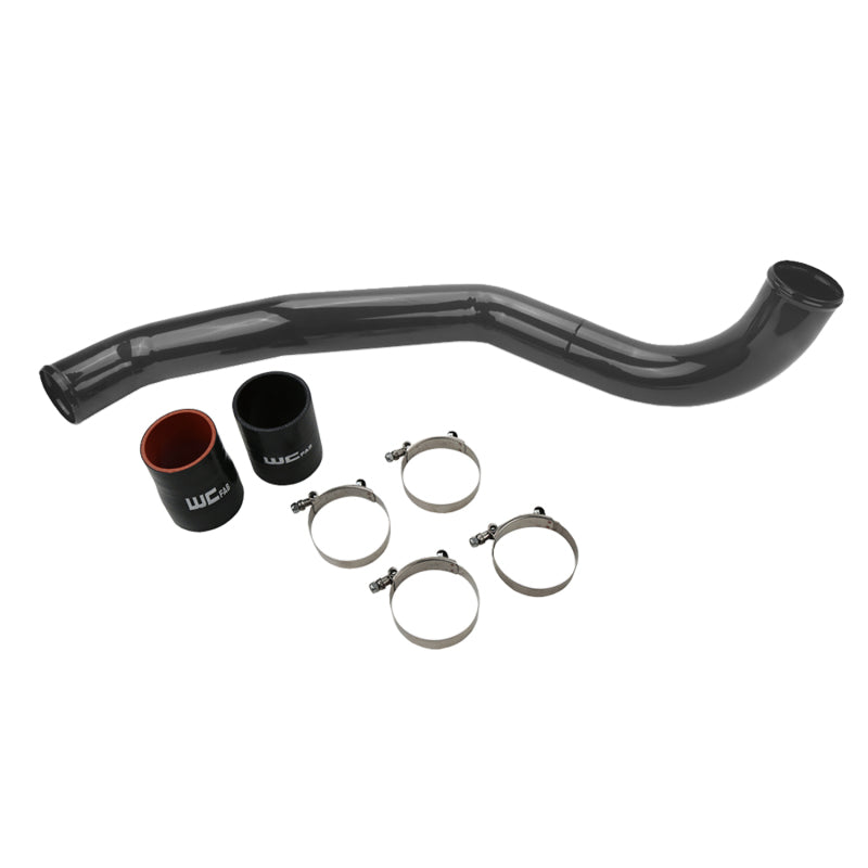 Wehrli 17-19 Chevrolet 6.6L L5P Duramax Driver Side 3in Intercooler Pipe - Gloss White Intercooler Pipe Kits Wehrli