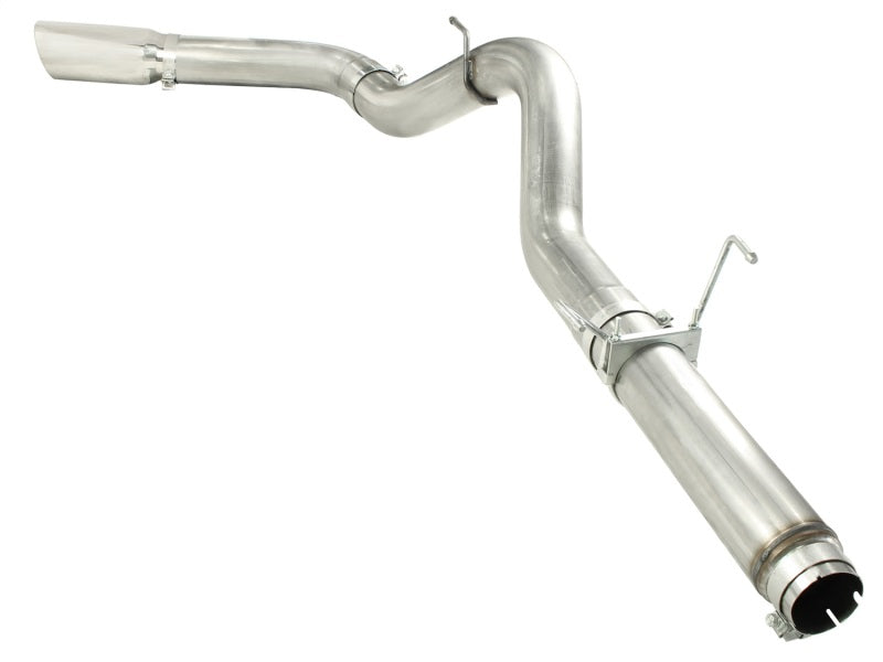 aFe MACHForce XP 5in DPF-Back 409SS Exhaust Dodge Diesel Trucks 07.5-12 L6-6.7L (td) Polished Tip DPF Back aFe