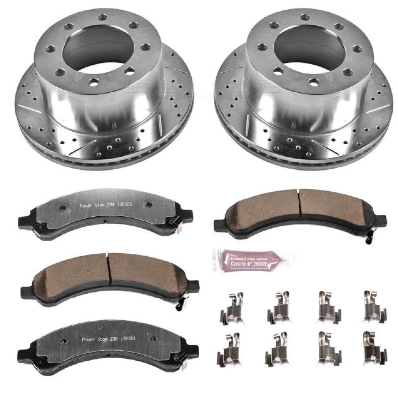 Power Stop 03-08 Chevrolet Express 3500 Rear Z36 Truck & Tow Brake Kit Brake Kits - Performance D&S PowerStop