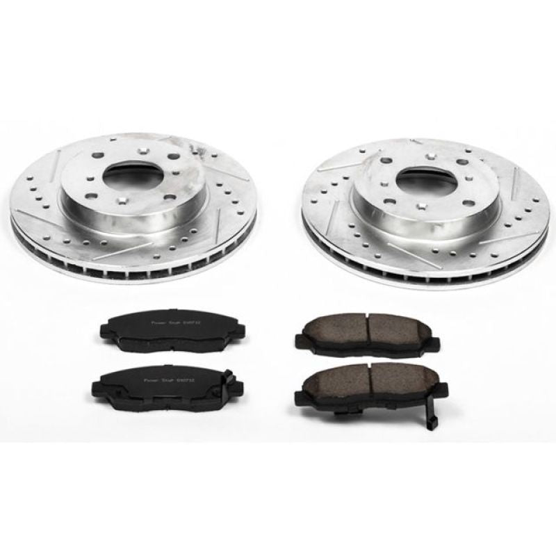 Power Stop 98-99 Acura CL Front Z23 Evolution Sport Brake Kit Brake Kits - Performance D&S PowerStop