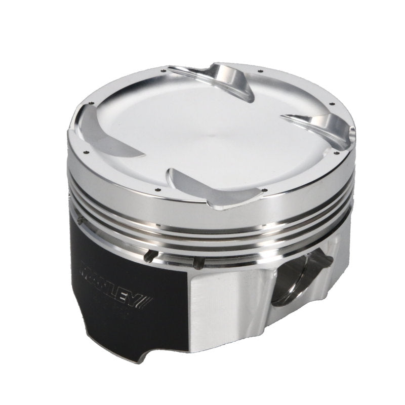 Manley Mitsubishi Evo VIII/IX 4G63/4G63T 85.5mm Bore 8.5:1 Comp Ratio -12.1cc Dish T/T Piston Set Piston Sets - Forged - 4cyl Manley Performance