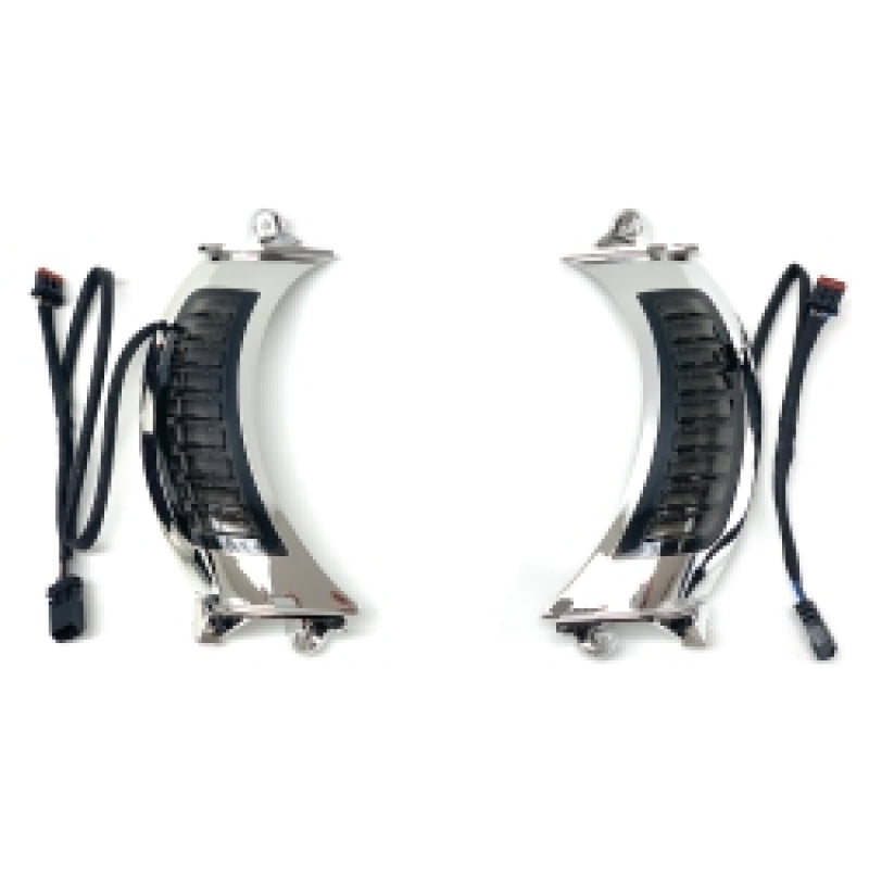 Letric Lighting Fairing Vent Switchback Turn Signal Chrome Light Accessories and Wiring Letric Lighting