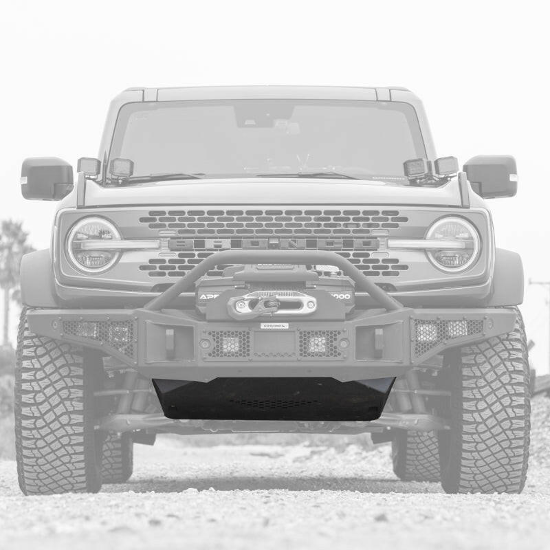 Go Rhino 21-24 Ford Bronco (Excl. Sport) Rockline Front Bumper Lower Skid Plate Bumpers - Steel Go Rhino