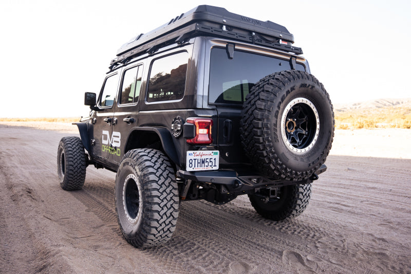 DV8 Offroad 18-23 Wrangler JL Spec Series Rear Bumper Bumpers - Steel DV8 Offroad