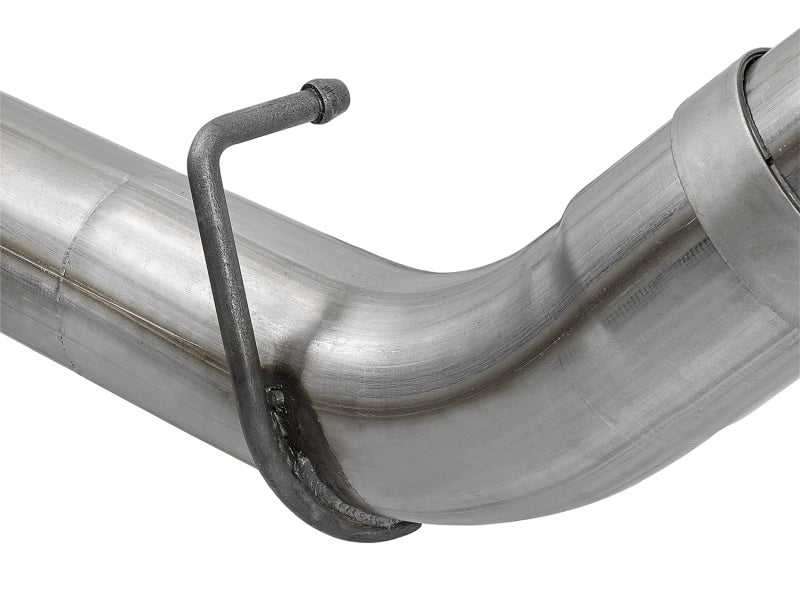 aFe Victory Series 4in 409-SS DPF-Back Exhaust w/ Dual Black Tips 2017 GM Duramax V8-6.6L(td) L5P DPF Back aFe