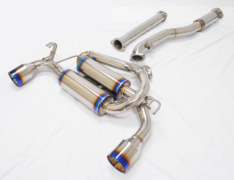 MXP 08-15 Mitsubishi Evolution 10 w/2 Section Pipes T304 SP Exhaust System w/Dual Exit Catback MXP