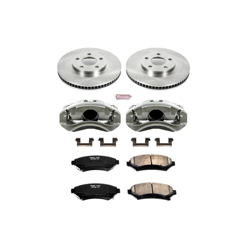 Power Stop 00-04 Buick LeSabre Front Autospecialty Brake Kit w/Calipers Brake Kits - OE PowerStop