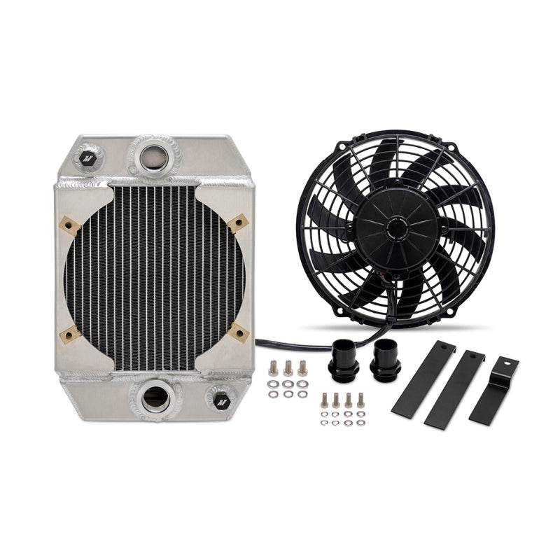 Mishimoto Universal Drag Race Performance Aluminum Radiator - Natural Radiators Mishimoto