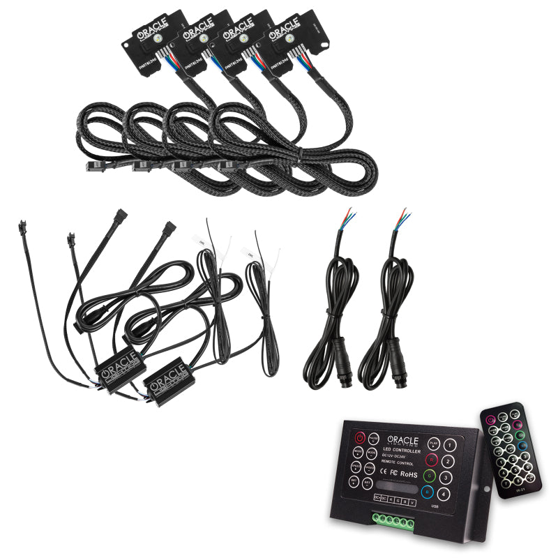 Oracle Jeep Wrangler JL/Gladiator JT RGB+W Headlight DRL Upgrade Kit - ColorSHIFT 2 Headlights ORACLE Lighting