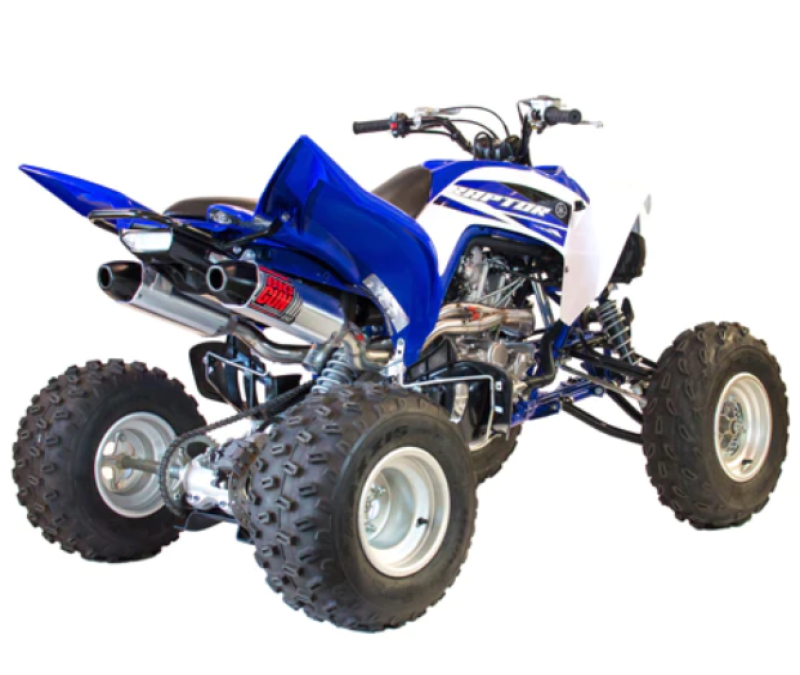 Big Gun 15-23 Yamaha RAPTOR 700 EXO Aluminum Dual Full Syst Exhaust Powersports Exhausts Big Gun
