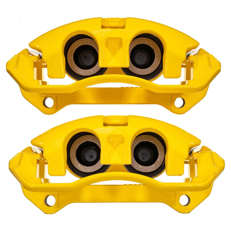 Power Stop 12-20 Ford F-150 Front Yellow Caliper w/Bracket (Pair) Brake Calipers - Perf PowerStop