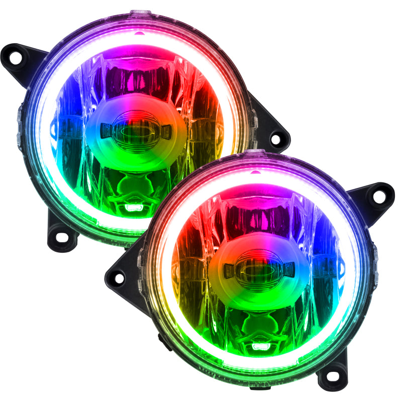 Oracle Ford Mustang GT 13-14 LED Fog Halo Kit - ColorSHIFT Fog Lights ORACLE Lighting