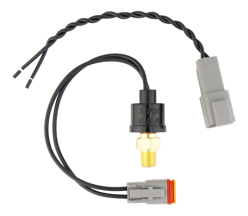 DeatschWerks 1/8th NPT 5psi Hobbs Switch with Pigtail Relays DeatschWerks