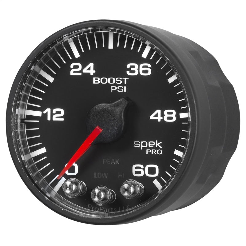 Autometer Spek-Pro 52.4mm 0-60 PSI Digital Stepper Motor Boost Gauge Gauges AutoMeter