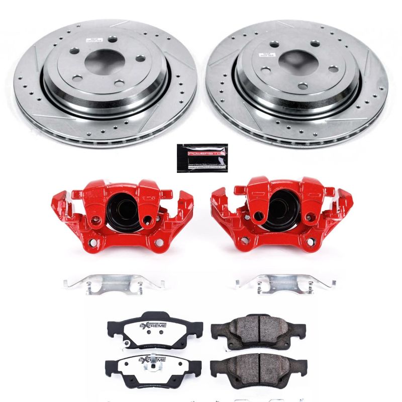 Power Stop 11-17 Dodge Durango Rear Z36 Truck & Tow Brake Kit w/Calipers Brake Kits - Performance D&S PowerStop