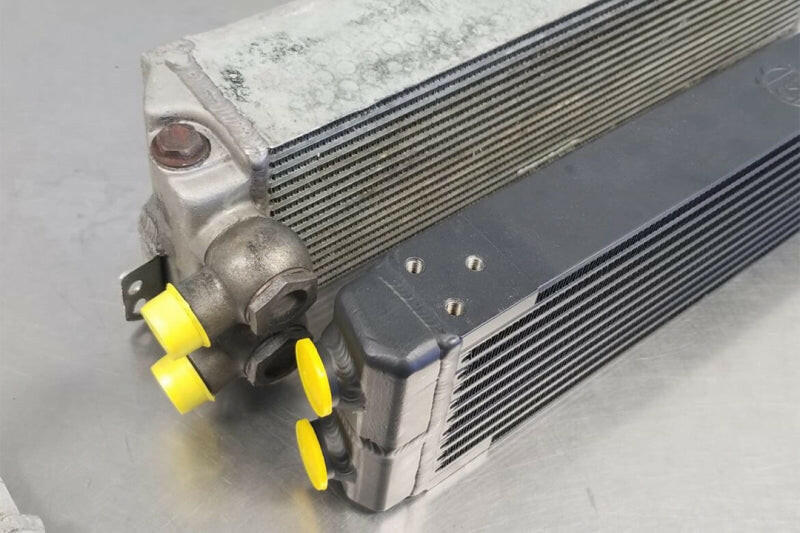 CSF Universal Dual-Pass Oil Cooler (RS Style) - M22 x 1.5 - 24in L x 5.75in H x 2.16in W Oil Coolers CSF