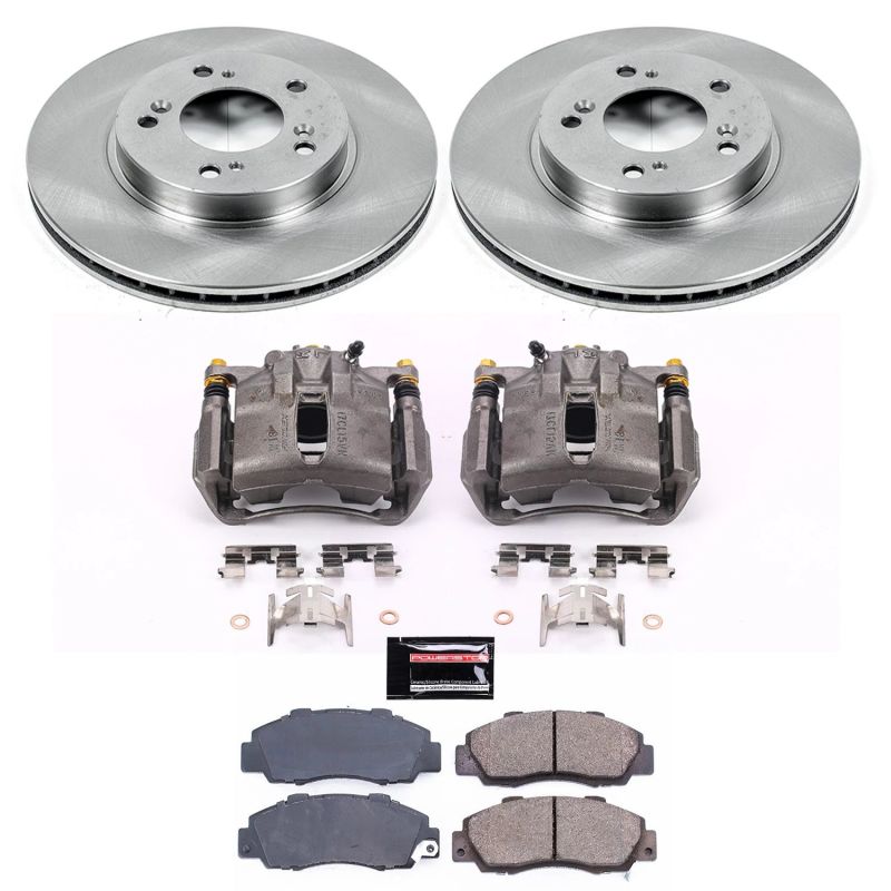 Power Stop 91-95 Acura Legend Front Autospecialty Brake Kit w/Calipers Brake Kits - OE PowerStop