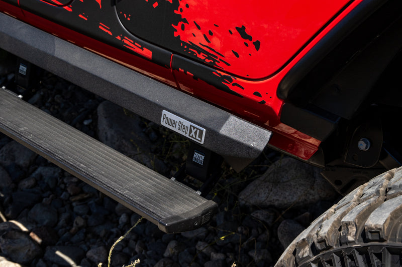 AMP Research 18-24 Jeep Wrangler JL 2DR PowerStep XL - Black (Incl OEM Style Illumination) Running Boards AMP Research