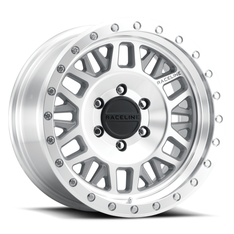 Raceline 951MC Ryno 17x8.5in / 6x135 BP / 18mm Offset / 87.1mm Bore - Machined Wheel Wheels - Cast Raceline