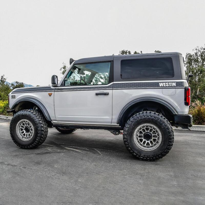 Westin 21-23 Ford Bronco 2dr (Excl. Sport) XTS Pinch Weld Covers - Tex. Blk Exterior Trim Westin