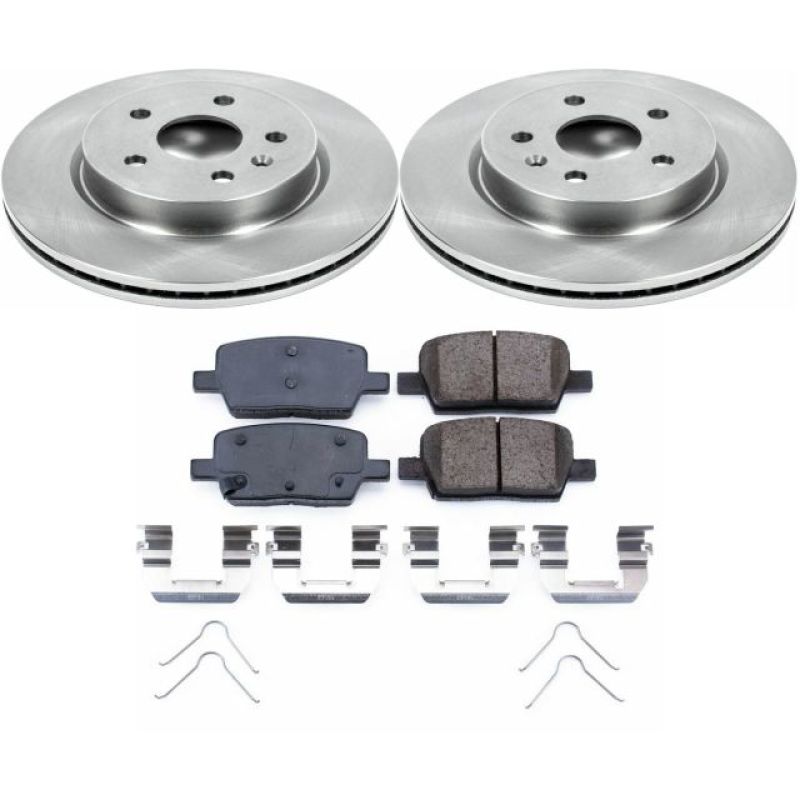 Power Stop 16-18 Cadillac CT6 Rear Autospecialty Brake Kit Brake Kits - OE PowerStop