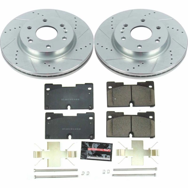 Power Stop 2019 GM 1500 Front Z23 Evolution Sport Brake Kit Brake Kits - Performance D&S PowerStop
