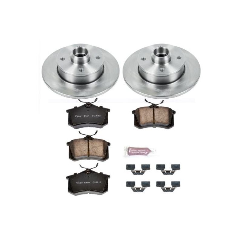Power Stop 99-02 Volkswagen Cabrio Rear Autospecialty Brake Kit Brake Kits - OE PowerStop