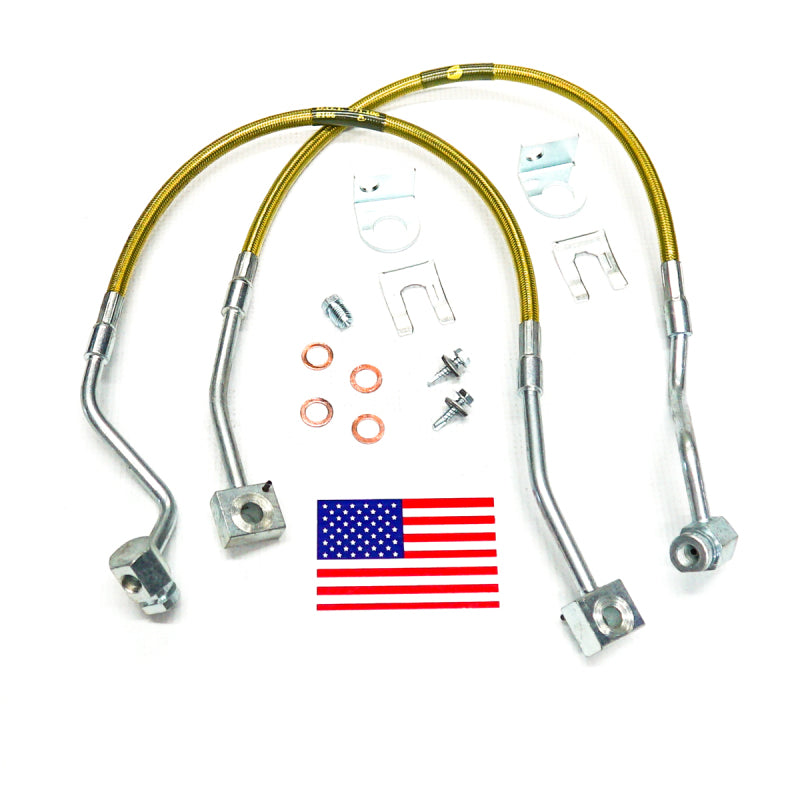 Superlift 91-94 Ford Ranger/Explorer w/ 4-6in Lift Kit (Pair) Bullet Proof Brake Hoses Brake Line Kits Superlift