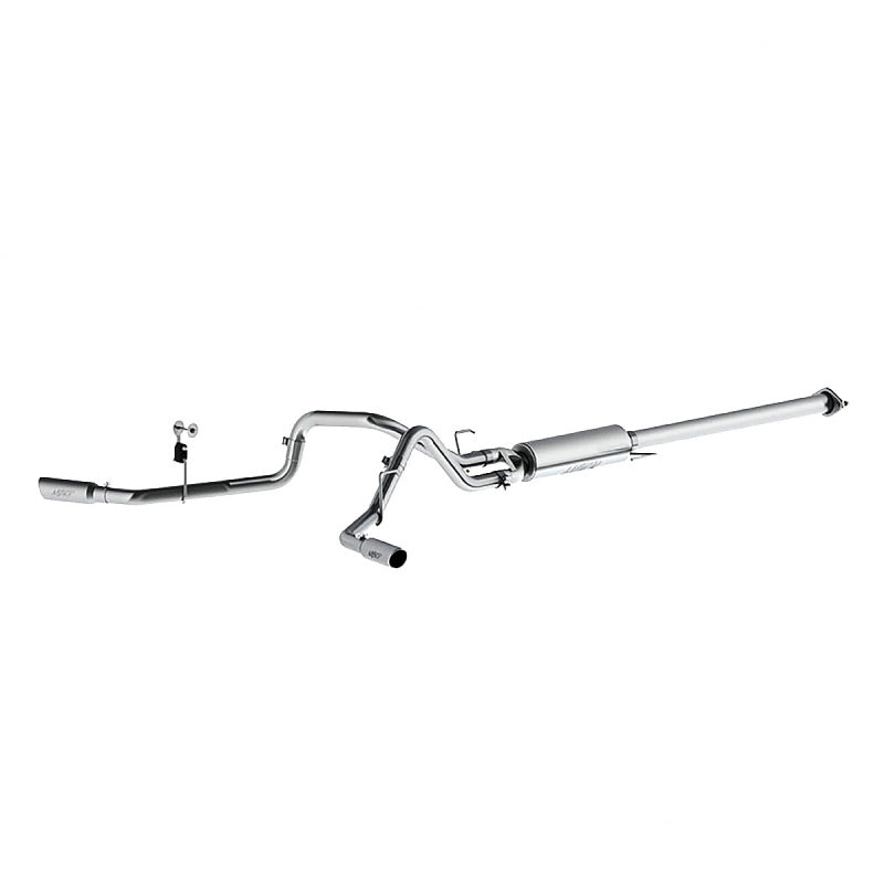 MBRP 2015 Ford F-150 2.7L / 3.5L EcoBoost 2.5in Cat Back Dual Side Split Alum Exhaust System Catback MBRP
