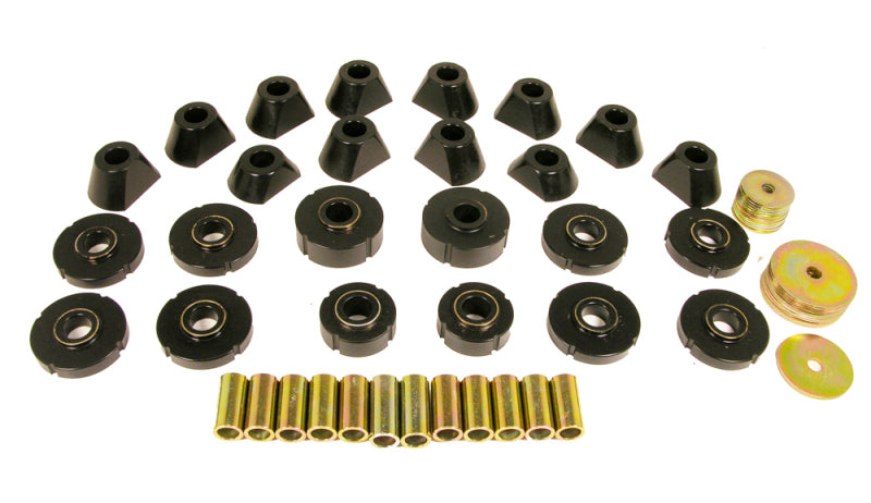 Prothane 67-72 Chevy K10 Blazer Body Mount Kit - Black Bushing Kits Prothane