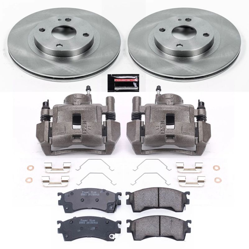 Power Stop 99-00 Mazda Protege Front Autospecialty Brake Kit w/Calipers Brake Kits - OE PowerStop