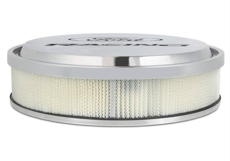 Ford Racing Chrome Slant Edge Air Cleaner Assembly Air Filters - Universal Fit Ford Racing