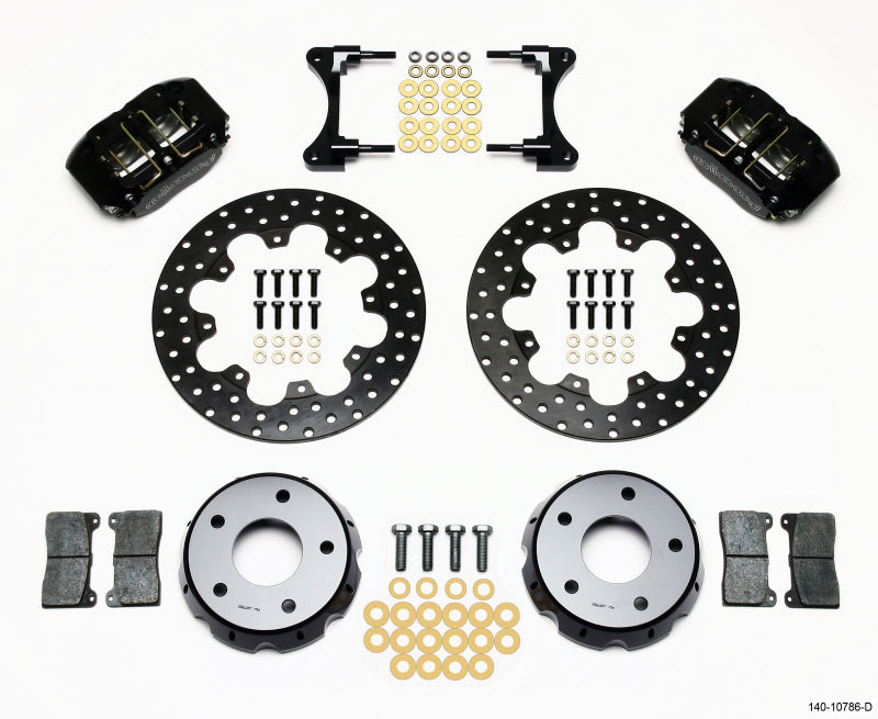 Wilwood Dynapro Radial Front Drag Kit 11.75in Drilled 98-02 Camaro/Firebird Big Brake Kits Wilwood
