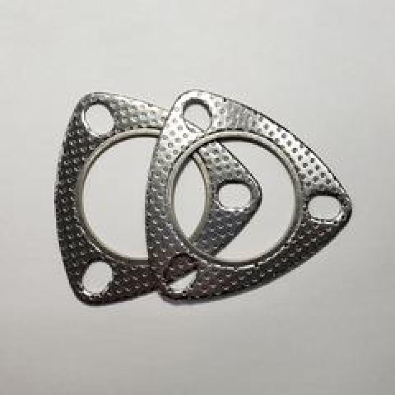 Ticon Industries 2.25in 3-Bolt MLS Gasket - 2pk Exhaust Gaskets Ticon