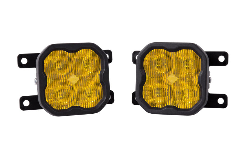 Diode Dynamics SS3 Pro Type AS Kit ABL - Yellow SAE Fog Light Accessories and Wiring Diode Dynamics