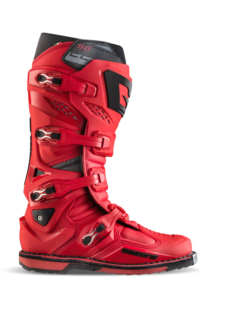 Gaerne SG22 Boot Red Size - 9 Motorcycle Boots Gaerne