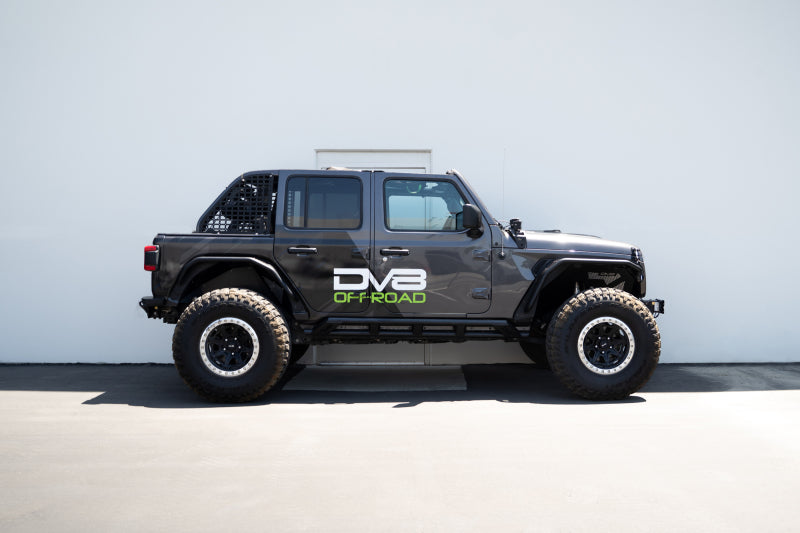 DV8 Offroad 18-23 Jeep Wrangler JL 4 Door FS-15 Series Rock Sliders Body Armor & Rock Rails DV8 Offroad