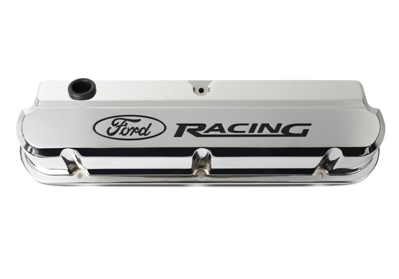 Ford Racing 289-351 Slant Edge Chrome Valve Cover Valve Covers Ford Racing