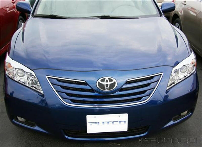 Putco 07-09 Toyota Camry (eyebrow Style) Head Lamp Overlays & Rings Exterior Trim Putco
