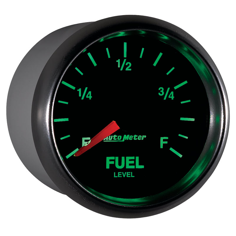 Autometer GS 2 1/16in. 0-280 Ohms Fuel Level Gauge - Stepper Motor Gauges AutoMeter