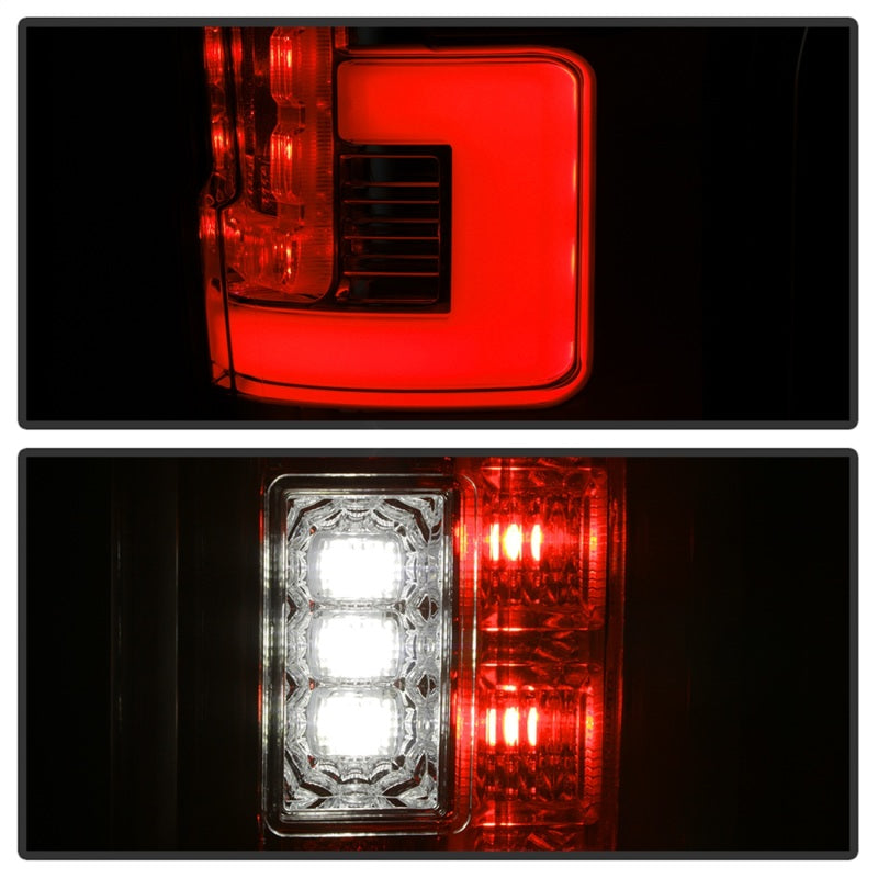 Spyder 17-18 Ford F-250 Super Duty (Excl LED Models) LED Tail Lights -Red Clr (ALT-YD-FS17-LED-RC) Tail Lights SPYDER