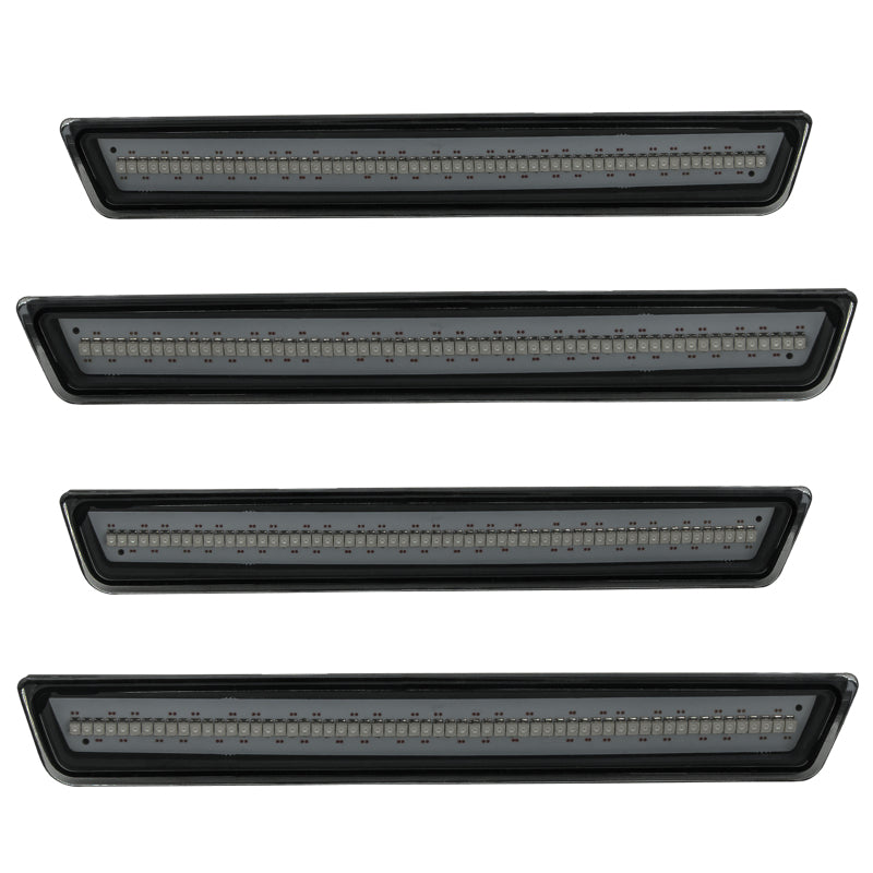 Oracle 15-21 Dodge Challenger Concept Sidemarker Set - Tinted - No Paint Light Strip LED ORACLE Lighting