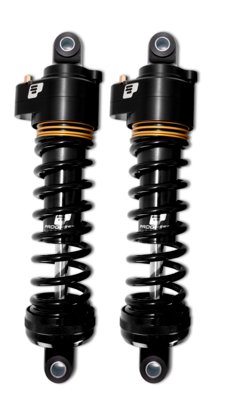 Progressive Harley Ultra Touring-QPS 944 Series Shocks, 13in, 12in Ride Height Super Duty - Black / Shocks and Struts Progressive