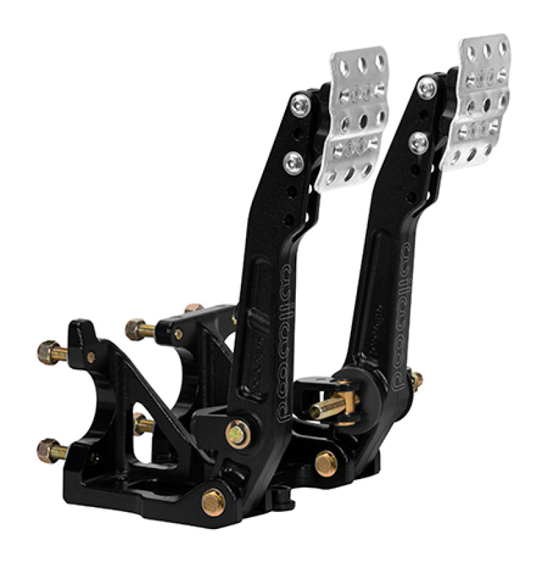 Wilwood Adjustable Balance Bar Brake w/ Clutch Combo - Floor Mount - 4.75-5.75:1 Pedals Wilwood