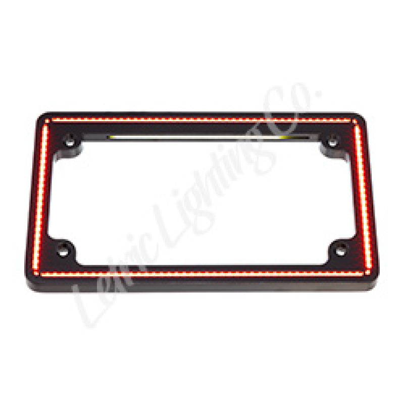 Letric Lighting Perfect Plate License Plate Frame Matte Black License Frame Letric Lighting