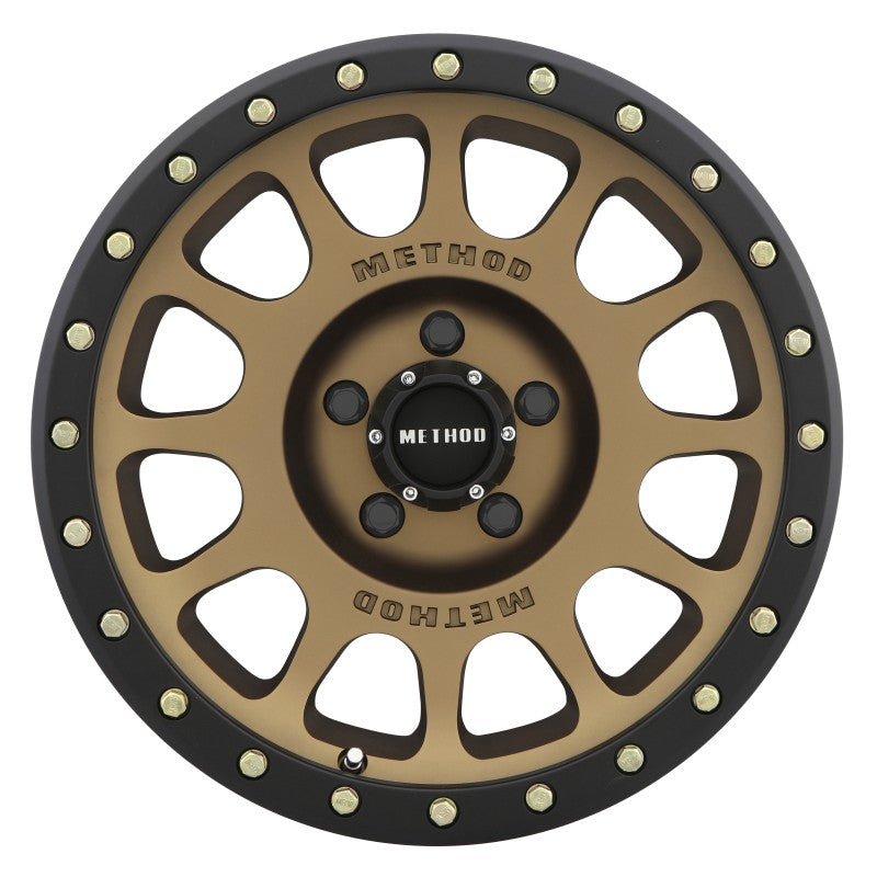 Method MR305 NV 18x9 0mm Offset 5x150 116.5mm CB Method Bronze/Black Street Loc Wheel Wheels - Cast Method Wheels