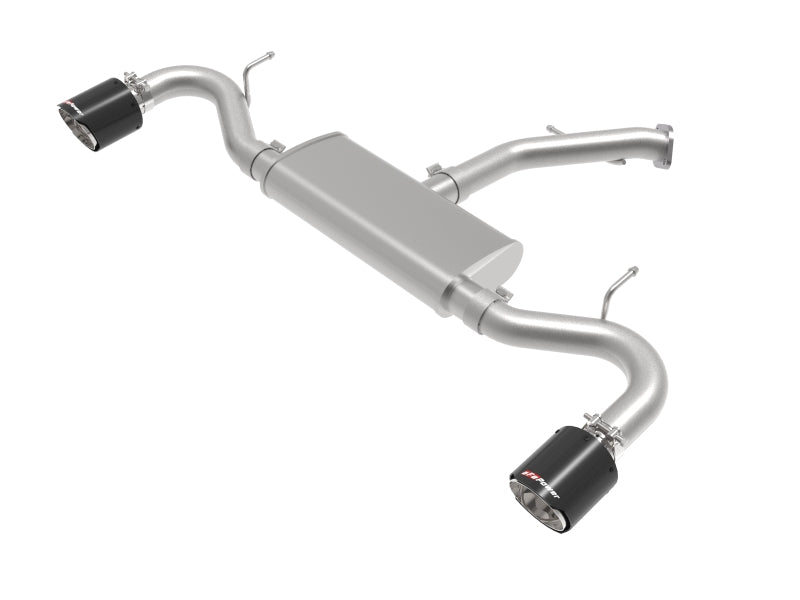 aFe Takeda 2.5in 409 SS Axle-Back Exhaust System Carbon Fiber 18-20 Hyundai Elantra GT L4-1.6L(t) Axle Back aFe