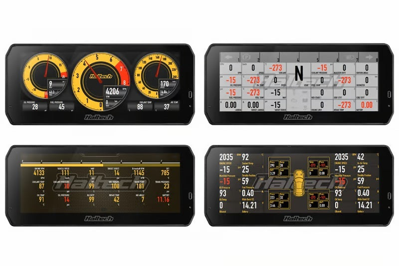Haltech uC-10 10in Digital Dash Kit w/Cables & Accessories Gauges Haltech