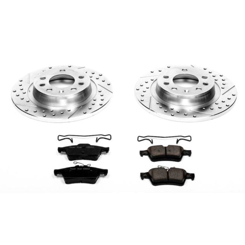Power Stop 06-09 Pontiac Solstice Rear Z23 Evolution Sport Brake Kit Brake Kits - Performance D&S PowerStop