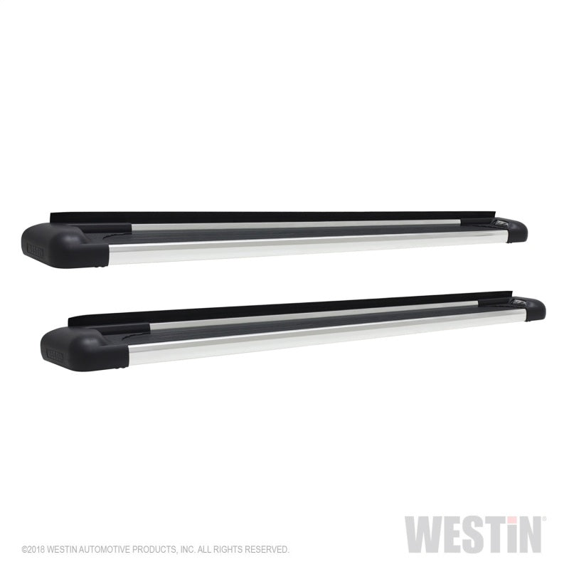 Westin SG6 Polished Aluminum Running Boards 74.25 in Running Boards Westin